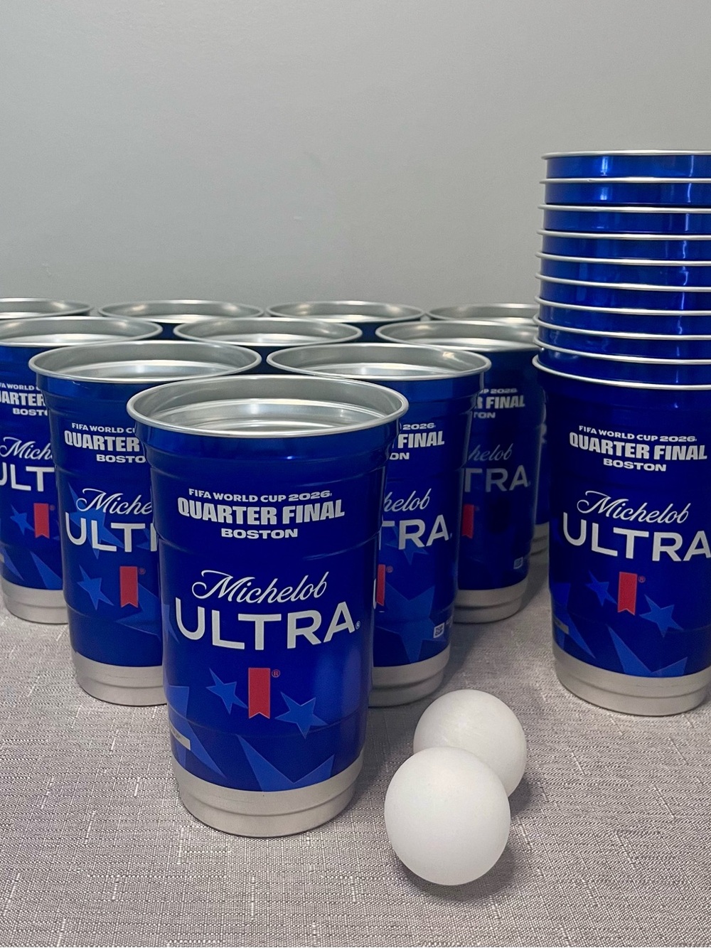Michelob Ultra Blue Party Cups - Set